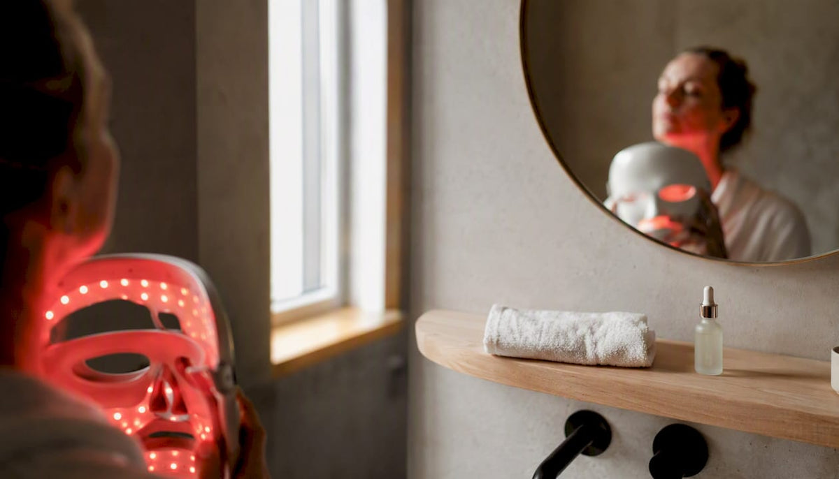 Luz roja facial: guía práctica para usarla en casa