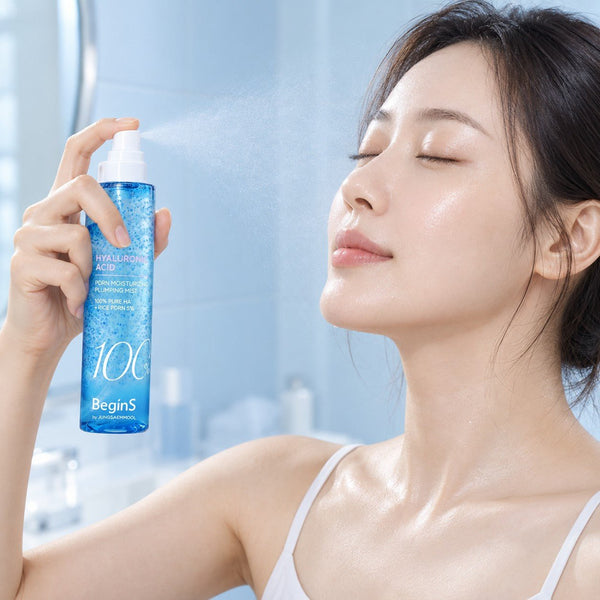 BeginS by JUNGSAEMMOOL Blue Hydrangea Hyaluronic Acid 100 PDRN Moisturizing Plumping Mist 100ml - SONEDAJUNGSAEMMOOL