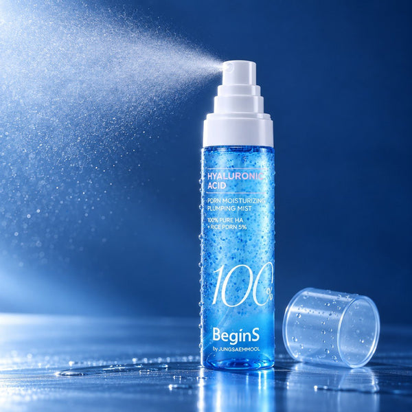 BeginS by JUNGSAEMMOOL Blue Hydrangea Hyaluronic Acid 100 PDRN Moisturizing Plumping Mist 100ml - SONEDAJUNGSAEMMOOL