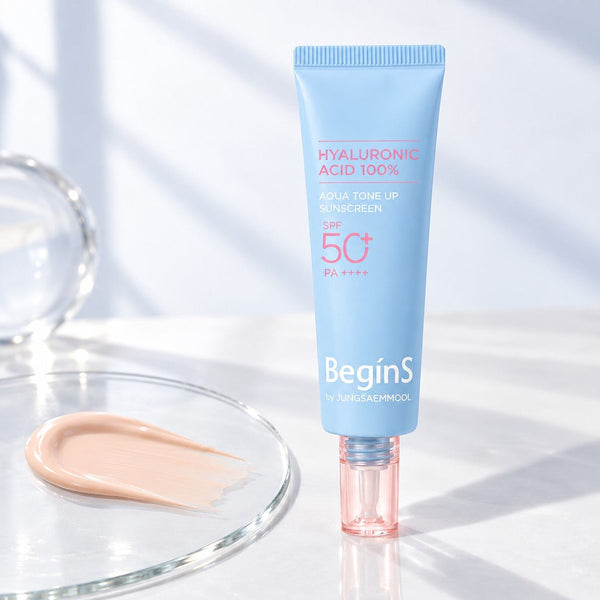 BeginS by JUNGSAEMMOOL Hyaluronic Acid 100% Aqua Tone Up Sunscreen 50ml - SONEDAJUNGSAEMMOOL