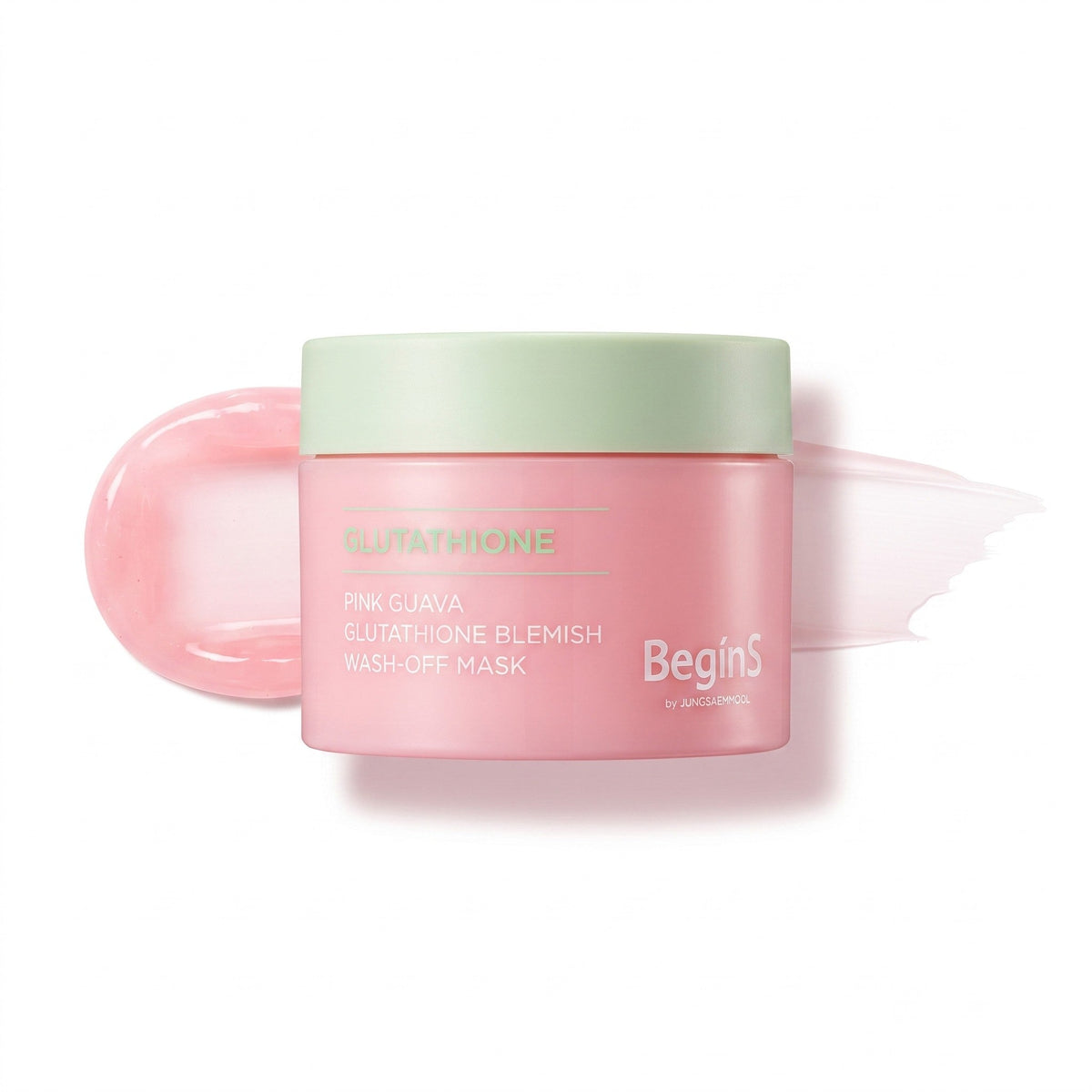 BeginS by JUNGSAEMMOOL Pink Guava Glutathione Blemish Wash-off Mask 90g