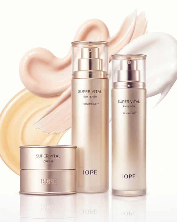 IOPE Super Vital™ Anti-Aging Gold Ritual Set | Selaginella Flavonoid Complex + Botanical Lipid Blends + Premium Barrier Sealing - SONEDASerumsSONEDA