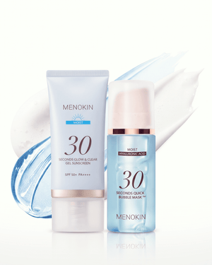 MENOKIN Moist Bubble Mask + Gel Suncreen Set - SONEDASONEDA