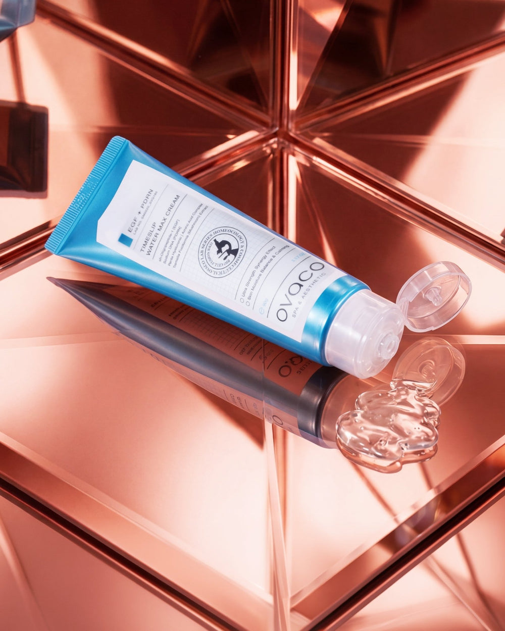 Ovaco Timeslip EGF + PDRN Watermax Gel Serum — Hydrating Face Serum & Conductivity Gel for EMS, Microcurrent & Facial Devices, for Smoother, Plumper, More Hydrated-Looking Skin - SONEDASONEDA
