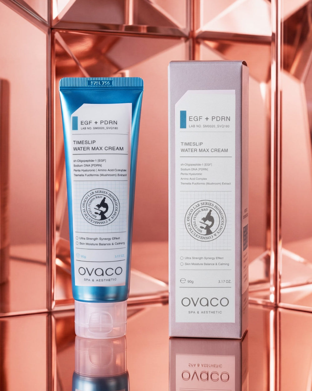 Ovaco Timeslip EGF + PDRN Watermax Gel Serum — Hydrating Face Serum & Conductivity Gel for EMS, Microcurrent & Facial Devices, for Smoother, Plumper, More Hydrated-Looking Skin - SONEDASONEDA