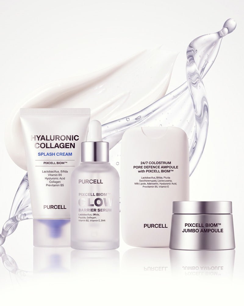 PURCELL Barrier Reset & Microbiome Recovery 4-Step Skincare Protocol | Colostrum Extract + Probiotic Ferments + Triple Hyaluronic Support