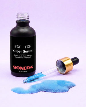 Soneda EGF + FGF Super Serum | Dual Growth Factor Serum for Firmess and Renewal - SONEDASerumsSONEDA